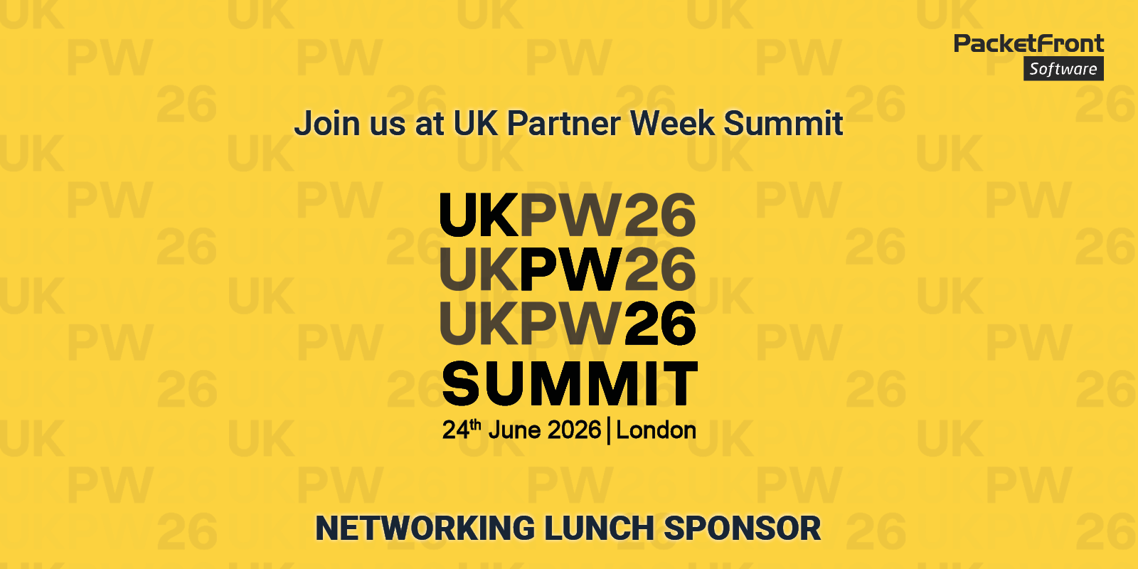 See you at UK Partner Week Summit, 24 June